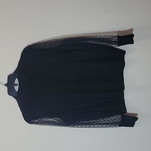 NWOT Black Long Sleeve Top